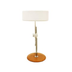 Anders Pehrson "Simris Olympia" Table Lamp with Leather Base, 1960s