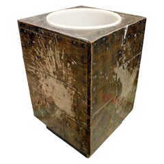 Paul Evans Handcrafted "Patchwork" Ice Bucket, 1970s