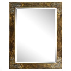 Philip & Kelvin LaVerne Superb Large Mirror in Bronze and Pewter 1960s 'Signed'