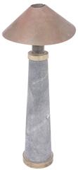 Pair of Rare "Lighthouse Table Lamps" Clad in Shagreen by Karl Springer