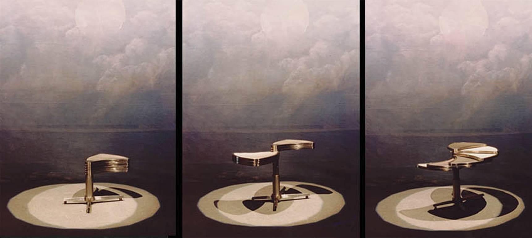 Important and Very Rare Table by Gabriella Crespi 3
