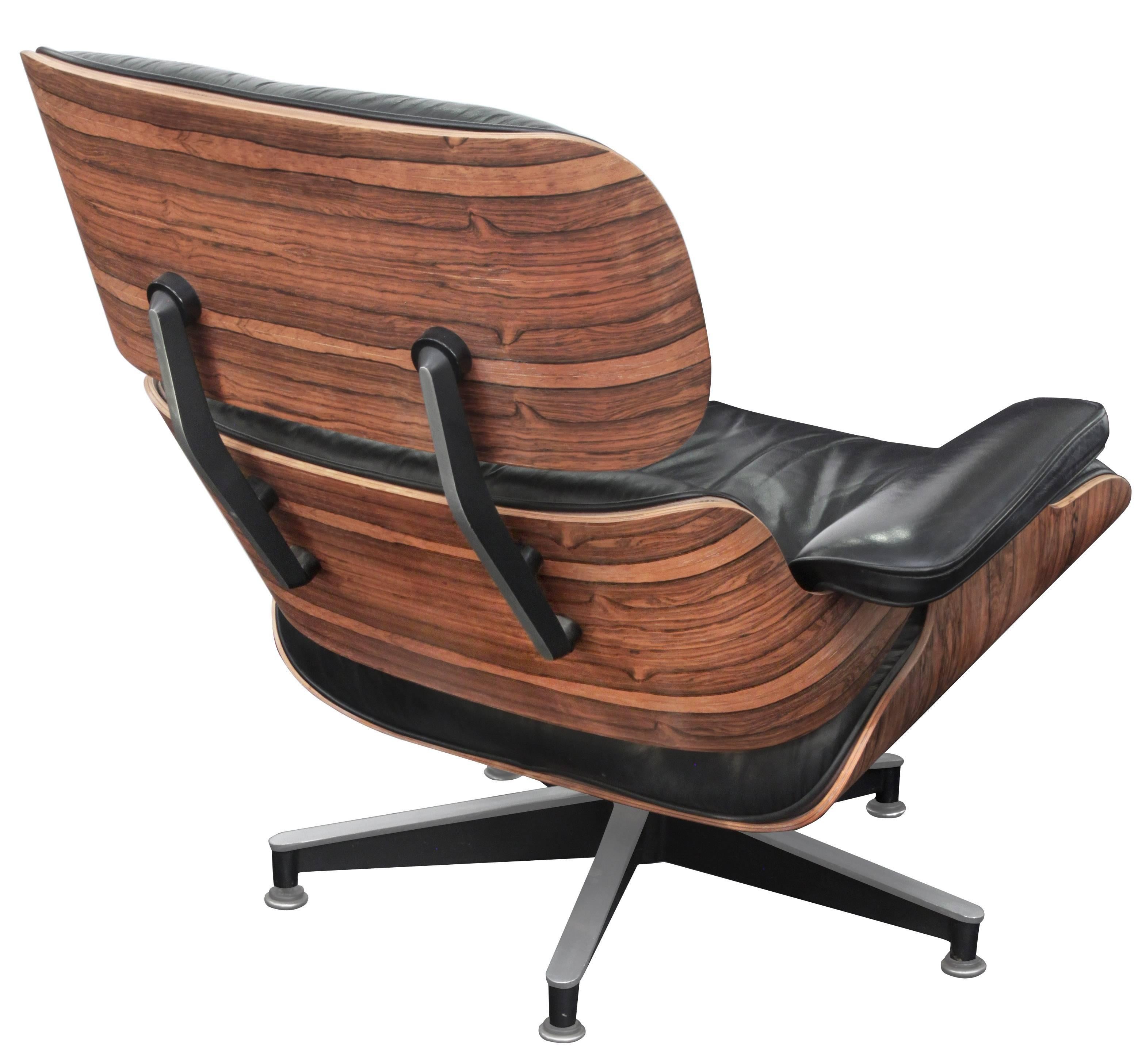 American Iconic Lounge Chair and Ottoman by Charles and Ray Eames for Herman Miller