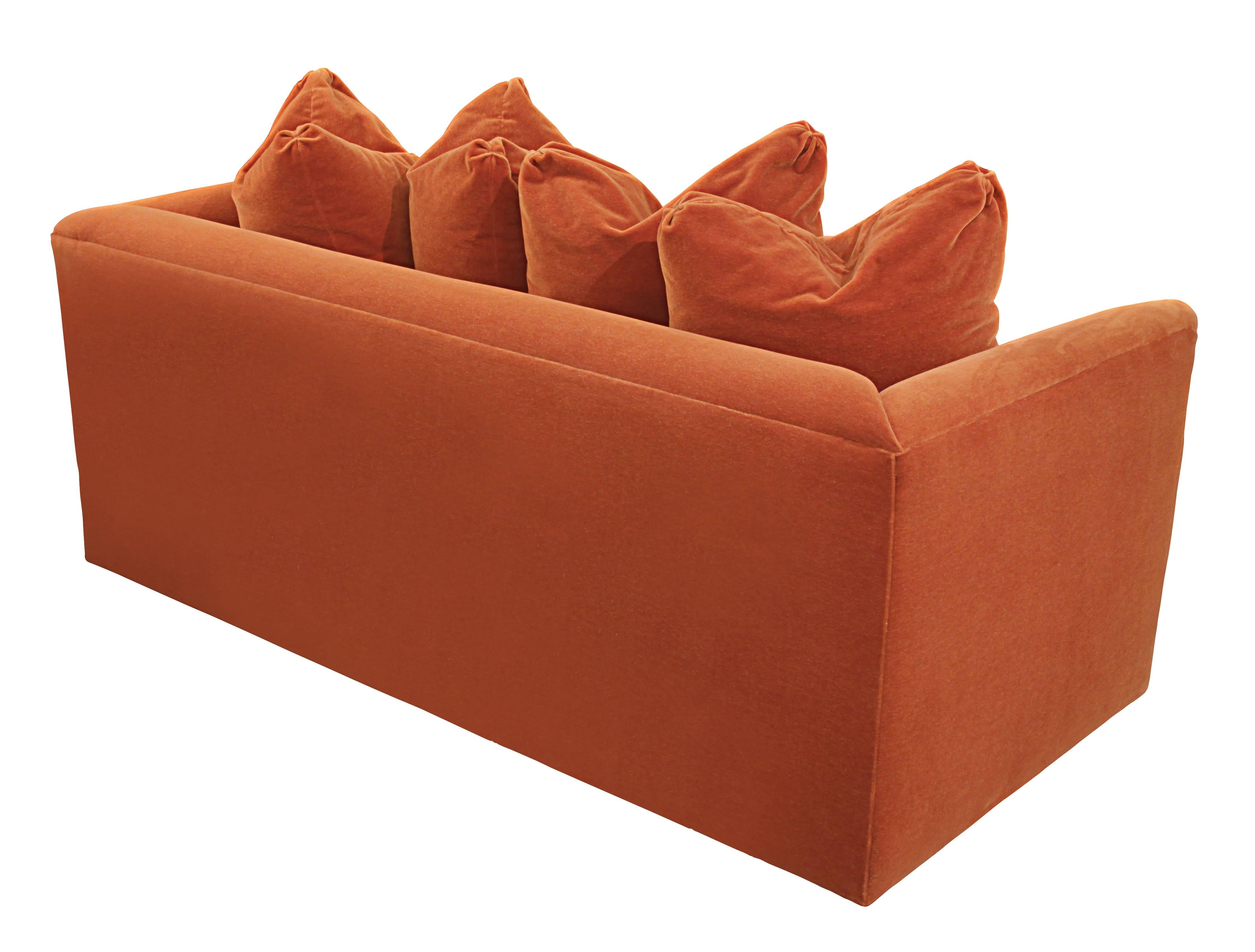 Mid-Century Modern Settee with Channeled Design by Martin Brattrud for Steve Chase 