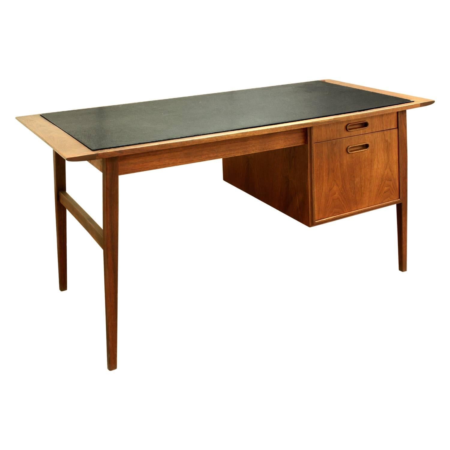 Scandinavian Modern Danish Desk with Micarta Top, 1960s