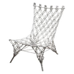 Marcel Wanders Knotted Rope Chair in Chrome Epoxy, 1996