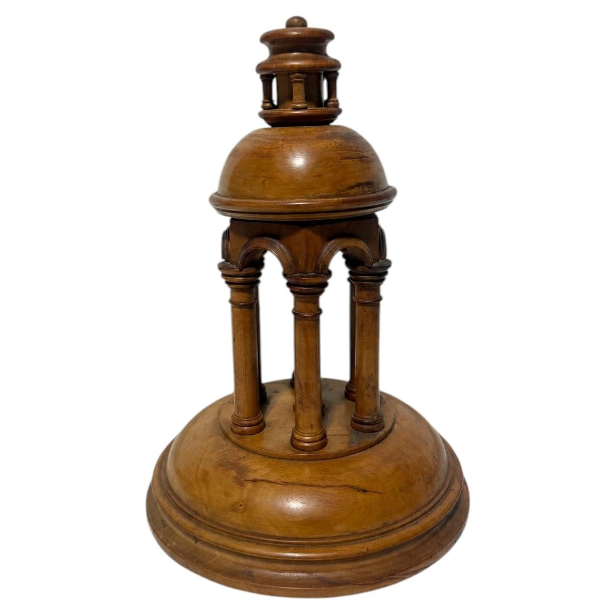 Antique North European Grand Tour Temple Model Sculpture, C. 1890 For Sale
