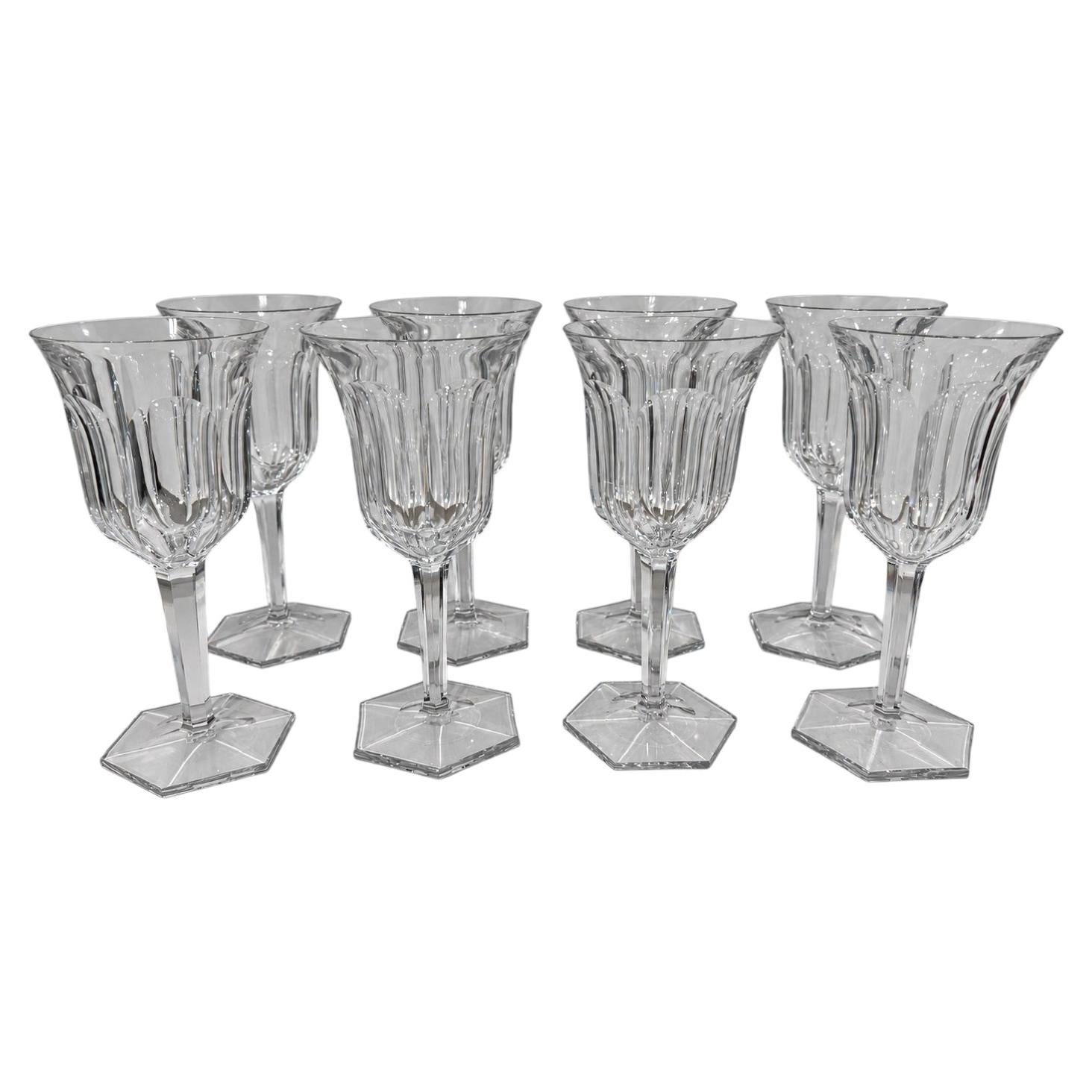 What is a water goblet?