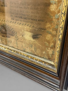 Elizabeth Wurts American Family Record Needlework Sampler, Dated 1837