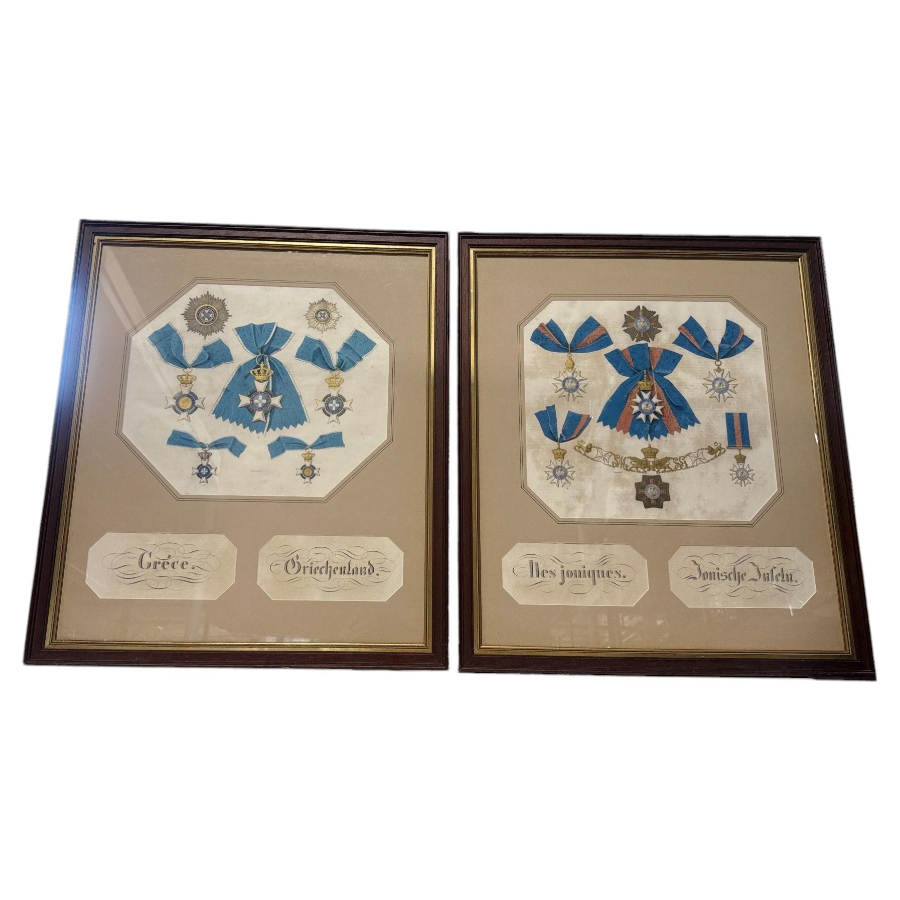 Heinrich Ernst Asmus, Greek and Ionian Orders Engravings, Berlin, circa ...