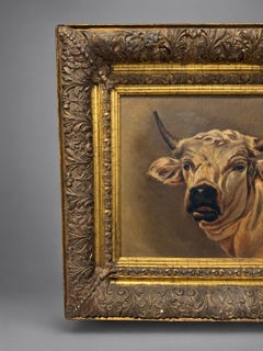 Attr Rosa Bonheur (French, 1822 - 1899) "Portrait of a Highland Bull" W Findley