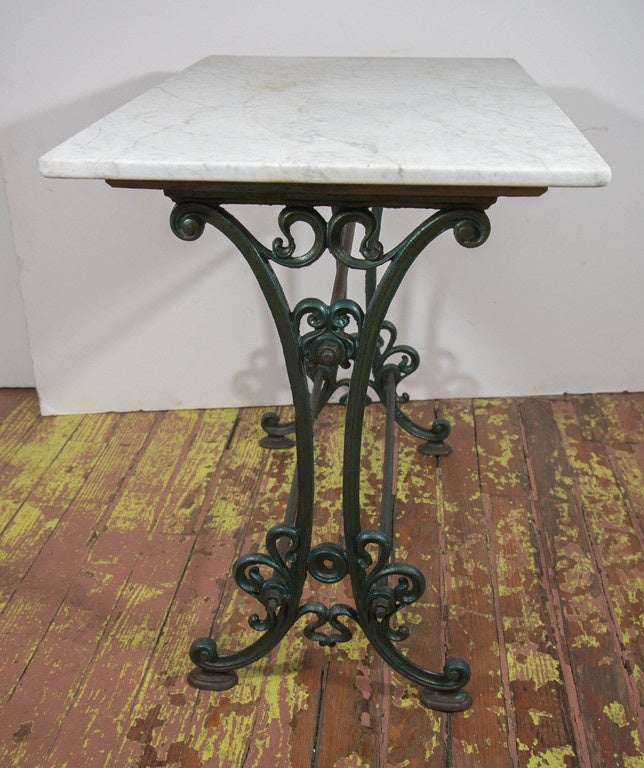 Venetian Marble Top Table In Good Condition For Sale In New York, NY