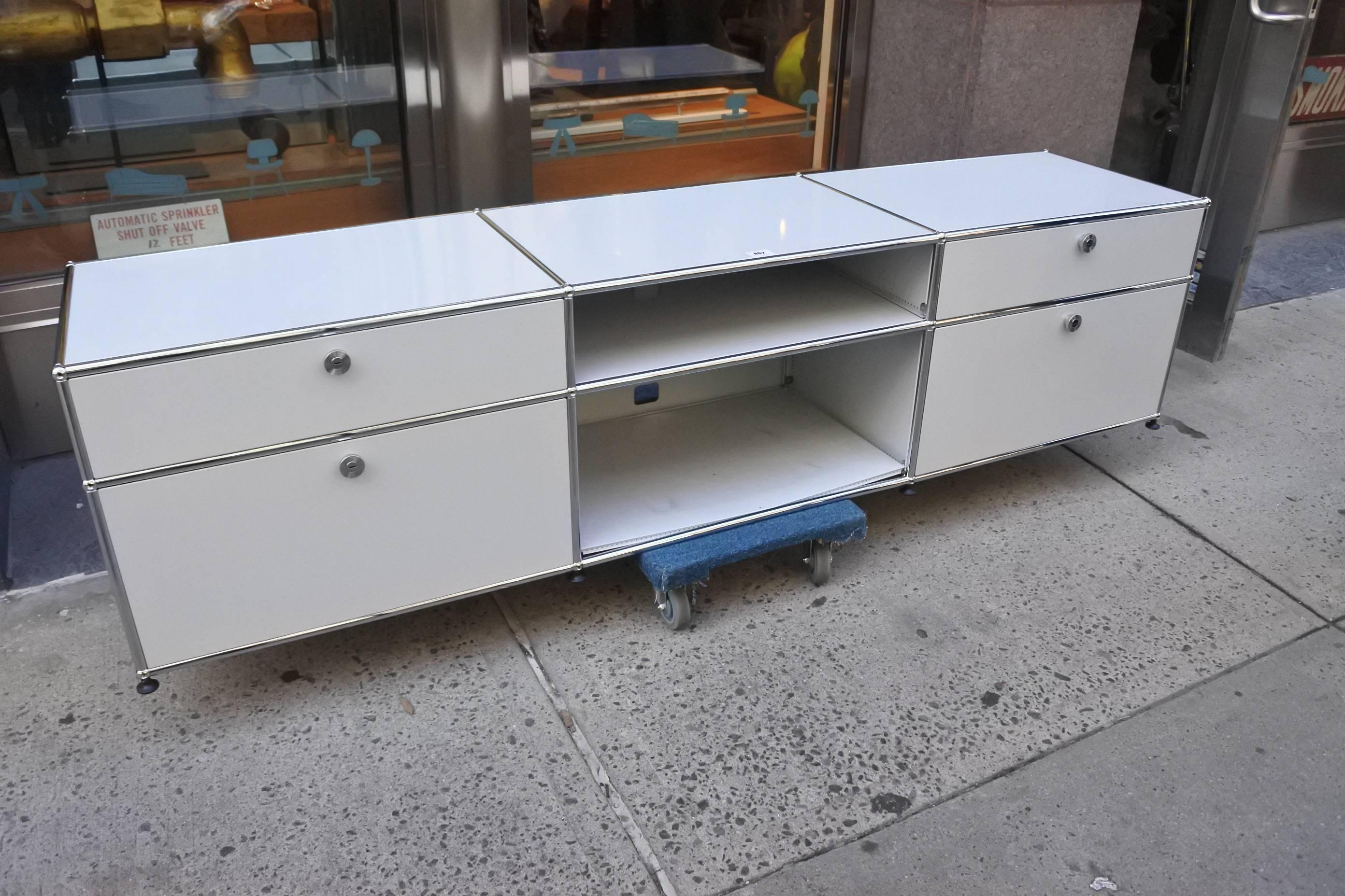 Great for office, playroom, media room. Nothing is built better that this brand and this piece is no exception. Fantastic condition. Super versatile and super chic.