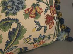 Pair of Botanical Blue Pillows