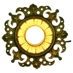 Antique Pair  Italian Gilt  Sunburst Ceiling Lights/Sconces  (4pair Available)