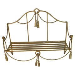 Italian Rope and Tassel Shelf