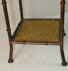 Faux Bamboo Plant Stand