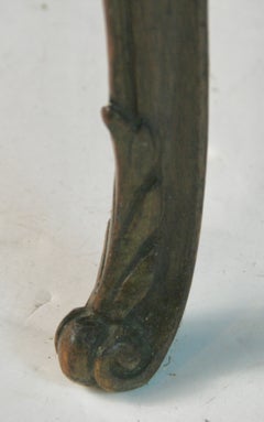 Table basse française ancienne marquetée, 1930