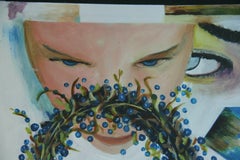 Sum of All The Parts Over Sized Futurist Italian Oil on Canvas Framed