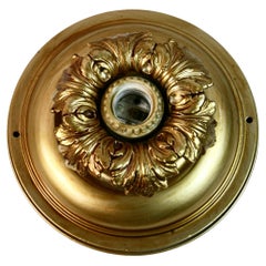 Antique Italian Gilt Foliate Ceiling Light/Sconce (2 pieces available)