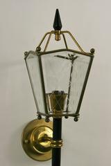 Pair of French Torchiere Lantern Sconces