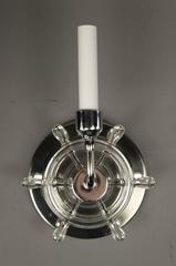 Pair Nautical Ships Wheel Sconces