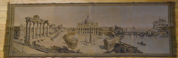 Italian Rome 'The Eternal City' Tapestry