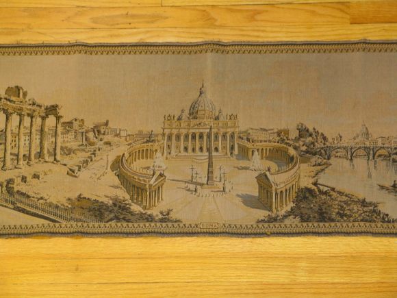 Rome 'The Eternal City' Tapestry In Good Condition In Douglas Manor, NY
