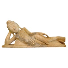 Antique Reclining Buddha from Burma