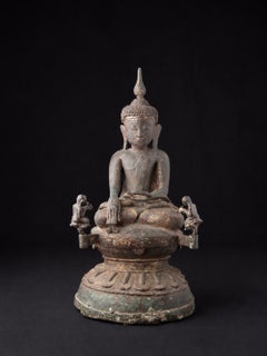 15-16th century special bronze Ava Buddha statue from Burma - Original Buddhas