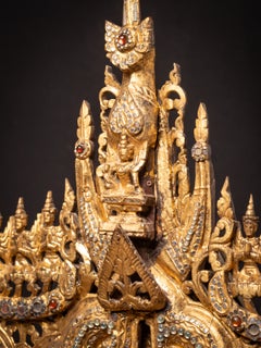 Special antique Burmese Temple panel from Burma