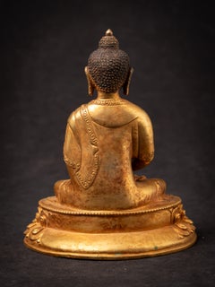Old bronze Nepali Buddha statue from Nepal