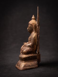 Antique bronze Burmese Buddha statue from Burma