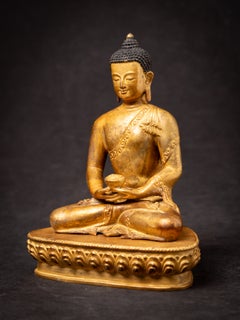 Old bronze Nepali Buddha statue from Nepal