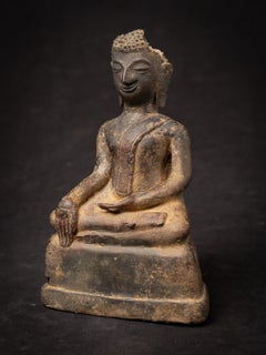 14th century bronze Thai U-Thong Buddha from Thailand