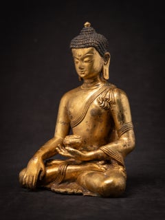 Old bronze Nepali Buddha statue from Nepal