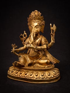 Old bronze Nepali Ganesha statue from Nepal