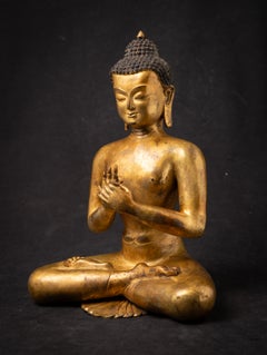 Old bronze Nepali Buddha statue from Nepal