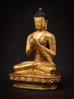 Old bronze Nepali Buddha statue from Nepal