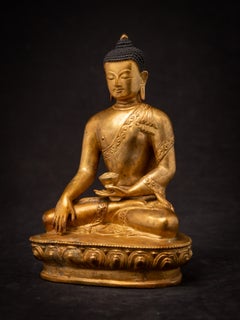 Old bronze Nepali Buddha statue from Nepal