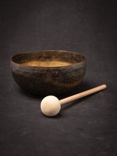 Antique bronze Nepali Singing bowl from Nepal