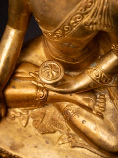 Old bronze Nepali Buddha statue from Nepal