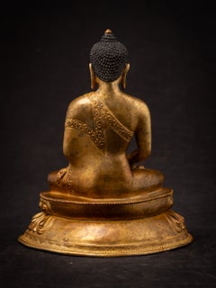 Old bronze Nepali Buddha statue from Nepal