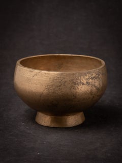 Antique bronze Nepali Naga Singing Bowl from Nepal