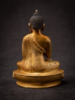 Old bronze Nepali Buddha statue from Nepal