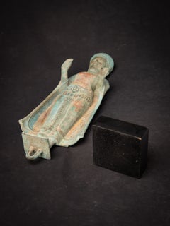 Old bronze Cambodian Khmer Buddha from Cambodia