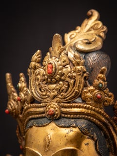 Large old bronze Nepali White Tara statue from Nepal
