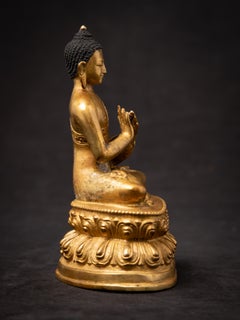 Old bronze Nepali Buddha statue from Nepal