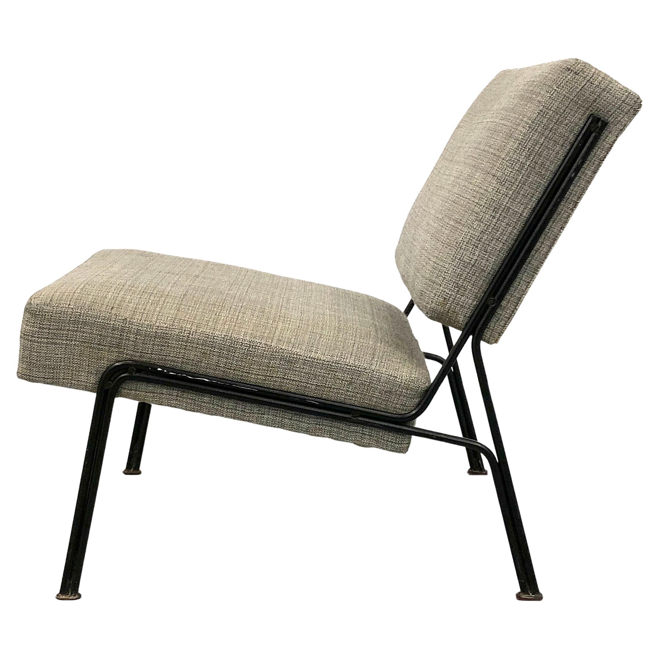  A.R.P. Armchair in Steel and Fabric by Pierre Guariche, Airborne, 1953 For Sale