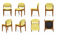 Eight chairs by Michel Mortier edited by Steiner, 1952