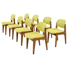 Eight chairs by Michel Mortier edited by Steiner, 1952